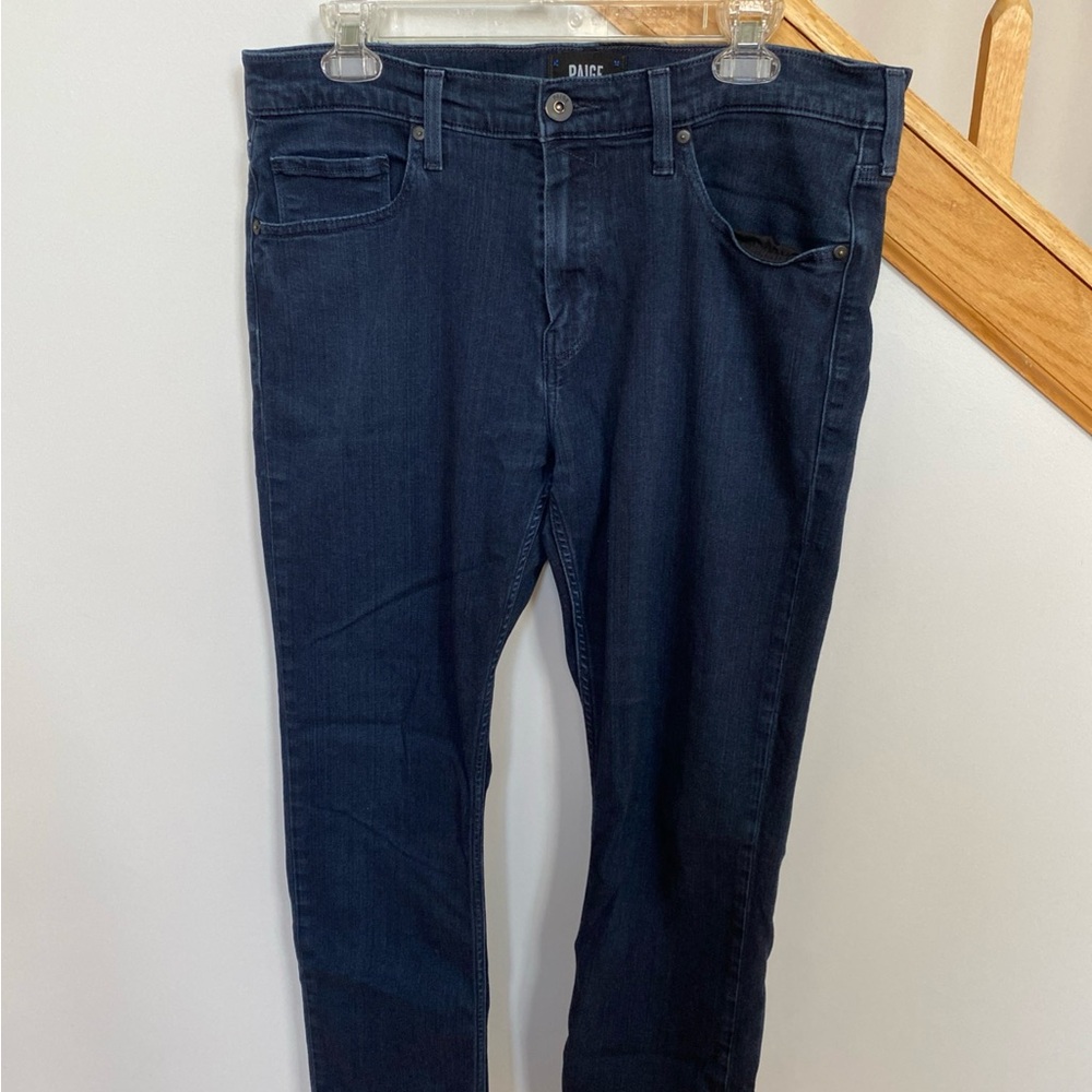 PAIGE Federal Men's Dark Blue Jeans 34 x 29 stretch